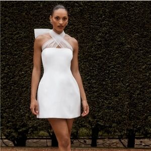 NWT Meshki Maryam Bow Dress, Sz S